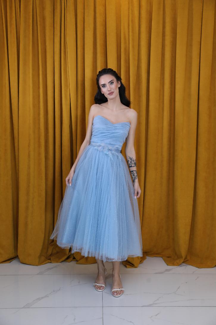 Elsa Model Midi Elbise